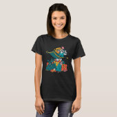 Trash garbage racoon couple cute t-shirt (Voorkant volledig)