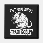 Trash Goblin Ssum Emotional Suprt Funny Meme Magneet (Voorkant)