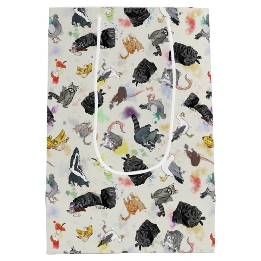 Trash Panda en Friends Medium Cadeauzakje (Achterkant)