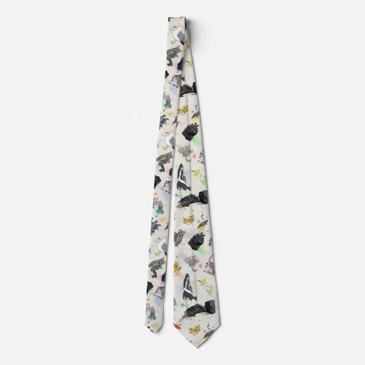 Trash Panda en Friends Stropdas (Achterkant)