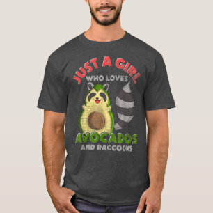 Trash Panda is gewoon een meisje dat van Avocados T-shirt