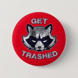 Trash Panda: Mensen Ronde Button 5,7 Cm