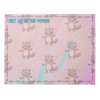 Trash Panda notepad - Notizblock Notitieblok