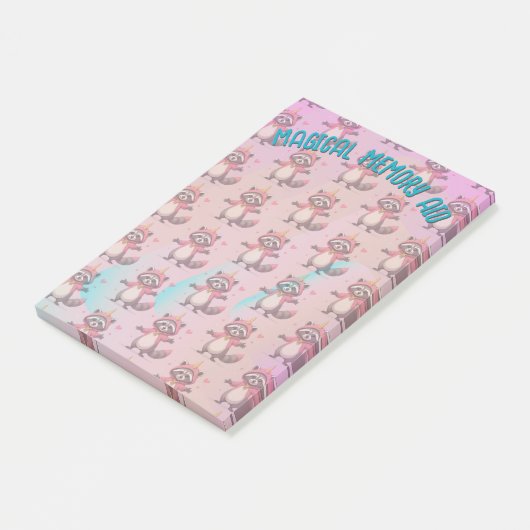 Trash Panda post-it notes - Klebezettel - small (Incliné)