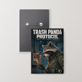 Trash Panda Protocol Button (Voorkant / Achterkant)