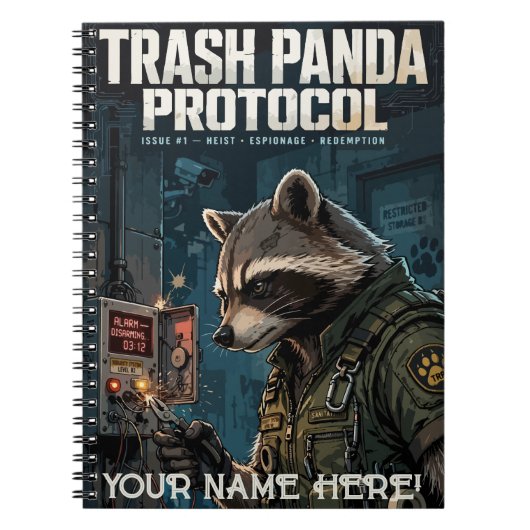 Trash Panda Protocol Notitieboek (Voorkant)