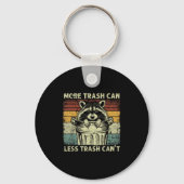 Trash Panda Raccoon It's Called Trash Can Not Tras Sleutelhanger (Voorkant)