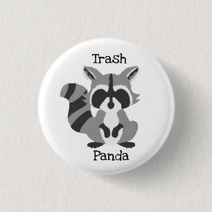Trash Panda Ronde Button 3,2 Cm