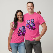 Trash Pandas: Neon getint dynamisch duo T-shirt (Unisex)