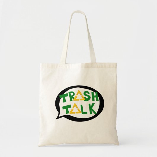 Trash Talk Canvas tas (Voorkant)