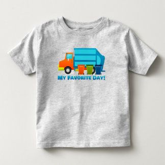 Trash Truck en Garbage Cans Boys & Girls Kinder Shirts