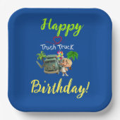 Trash Truck Papieren Bordje (Voorkant)