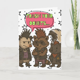 Trash Votre Doute Carte Motivationnelle