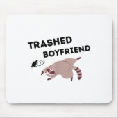 Trashed Boyfriend, Funny Trashed Panda Couples Pre Muismat (Voorkant)