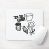 Trashed Panda, Funny Drunk Raccoon, Trash Panda Hu Muismat (Met muis)