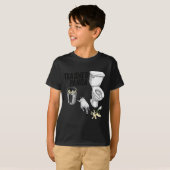 Trashed Panda, Funny Drunk Raccoon, Trash Panda Hu T-shirt (Voorkant volledig)