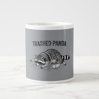 Trashed Panda - Koffiekop Extra Grote Beker
