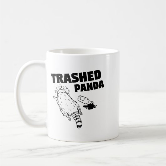 Trashed Panda  Koffiemok (Links)