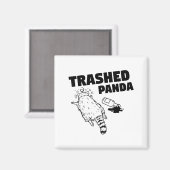 Trashed Panda  Magneet (Voorkant / Achterkant)