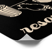 Trashed Panda New Year Resolution Funny Drunk Racc Poster (Hoek)