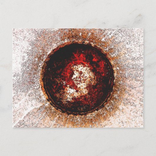 "Trashed Sun" — Briefkaarten (Voorkant)