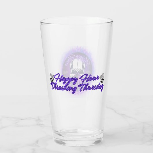 Trashing jeudi Coupe de verre (Dos)