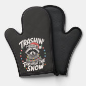 Trashing Through the Snow Funny Raccoon Christmas (Recto/Verso)