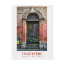 Trastevere, Deuren van de Wereld, Reisprentbriefka