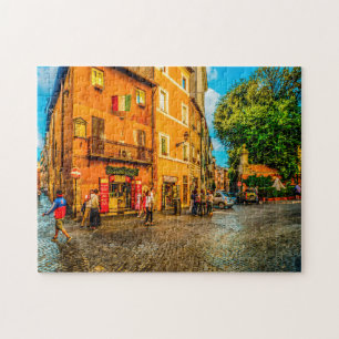 Trastevere Rome. Legpuzzel