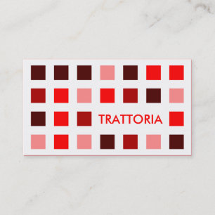 TRATTORIA (moskee-pleinen) Visitekaartje