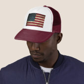 Traucker Hat/Amerikaanse vlag Trucker Pet (In situ)
