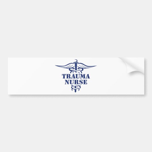 trauma bumpersticker (Voorkant)