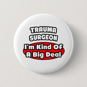 Trauma chirurg... Grote deal Ronde Button 5,7 Cm