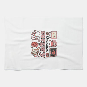 Trauma chirurgie vintage medische vector shirt ont theedoek