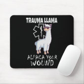 Trauma Llama Emt Design Medic Ems Alpaca Uw wond Muismat (Met muis)