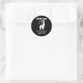 Trauma Llama Emt Design Medic Ems Alpaca Uw wond Ronde Sticker (Tas)