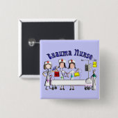 Trauma Nurse Gifts 3D Graphics Vierkante Button 5,1 Cm (Voorkant /achterkant)