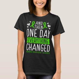 Traumatisch bewustzijn van hersenletsel Ribbon War T-shirt