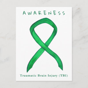 Traumatisch hersenletsel bewustzijnslint TBI-Kaart Briefkaart