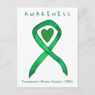 Traumatisch hersenletsel bewustzijnslint TBI-Kaart Briefkaart