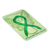 Traumatisch hersenletsel TBI Awareness lintmagneet Magneet (Rechterzijde)