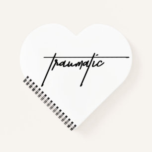 "Traumatische" Healing Strength Empowerment Quote Notitieboek