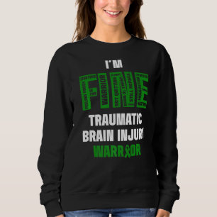 Traumatische hersenletsel Survivor Fine Tbi Warrio Trui