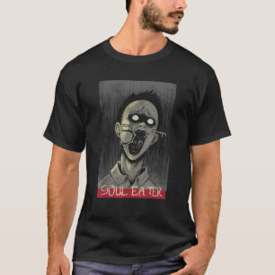 Traumatische horrorfilm Zombie Creepy Soul Eater T-shirt