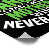 Traumatische waakzaamheid voor hersenletsel T Shir Poster (Hoek)