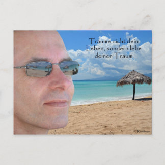 TRÄUME LEBEN BRIEFKAART