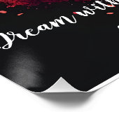 Träume mit Absicht wandkunst dekoration Perfect Poster (Hoek)