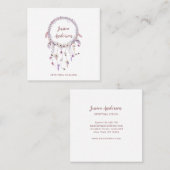 Traumfänger Vierkante Visitekaartje (Voorkant / Achterkant)