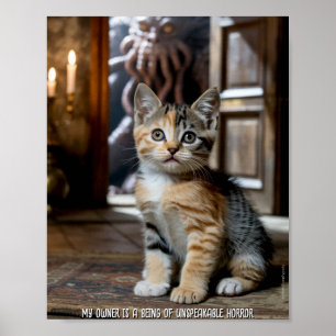 Traurig en Eenzaam Huisdier Poster Print: Mijn Eig