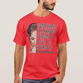 Traurige citaten over liefdesmeisje t-shirt
